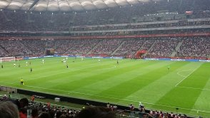 Gol w meczu Polska Niemcy nakręcony z trybun! Szał! 