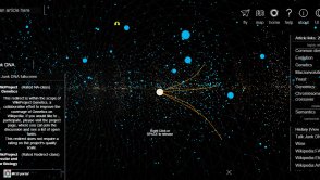 WikiGalaxy uczyni przeglądanie Wikipedii podróżą po wirtualnej galaktyce. Wygląda niesamowicie!