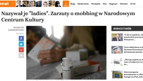Gazeta Finansowa zarzuca NaTemat usunięcie za pieniądze artykułu o mobingu w NCK