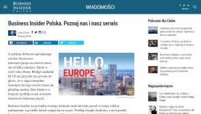 Startuje Business Insider Polska - czego można się spodziewać?