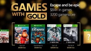 Październikowe Games with Gold na Xbox One i Xbox 360