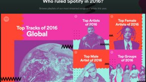 Oto najlepsze utwory i najpopularniejsi artyści na Spotify w 2016 roku