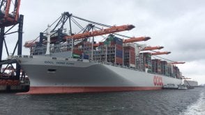 Do portu w Gdańsku wpłynie dzisiaj największy kontenerowiec świata!