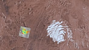 Jest woda na Marsie, w stanie płynnym, pod pokrywą lodową