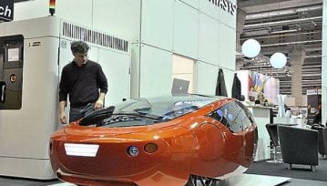 Rama samochodu wydrukowana przy pomocy drukarki 3D - nadchodzi rewolucja w motoryzacji?