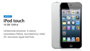Apple prezentuje "nowego" iPoda touch 