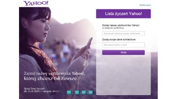 Zarezerwuj sobie już dziś uwalniane nazwy użytkowników Yahoo!
