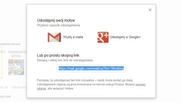 Społecznościowy Gmail? Udostępnianie własnego motywu na początek
