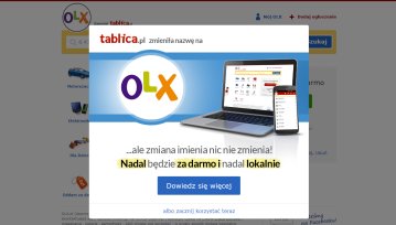 To już koniec marki Tablica.pl – od dziś to już część grupy OLX
