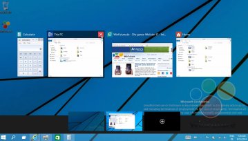 Wirtualne pulpity w Windows 9 uchwycone na wideo