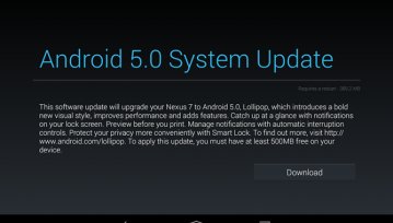 Aktualizacja Nexusów 5, 7 i 10 do Androida 5.0 Lollipop ruszyła oficjalnie!