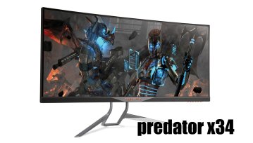 Ogromna bestia na biurku - Predator X34