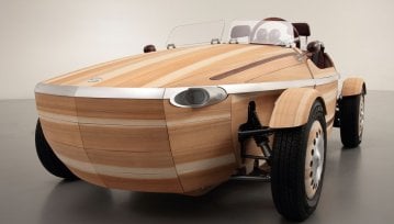 Toyota Setsuna - rodzinny samochód wykonany z drewna