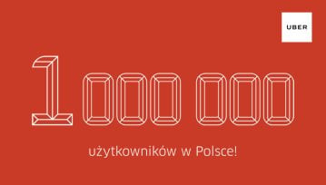 Pierwszy milion użytkowników Ubera w Polsce
