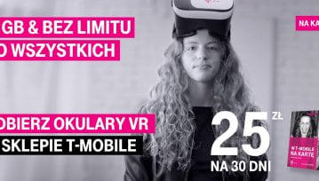 T-Mobile rozdaje okulary VR w ofercie na kartę za 25 zł