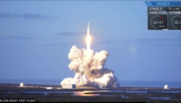 Wielki sukces SpaceX. Falcon Heavy poleciał w kosmos, choć nie obyło się bez problemów