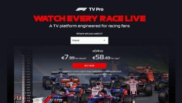 F1 TV Pro dostępna w Polsce - spełnienie marzeń każdego kibica