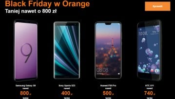 Black Friday w Orange - topowe smartfony do 800 zł taniej