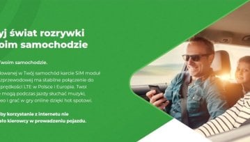 Zupełnie nowa usługa Plusa i VODAFONE - internet w samochodzie w Polsce i w Europie