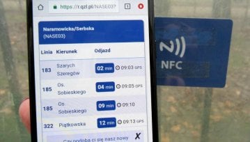 W Poznaniu czas przyjazdu autobusu czy tramwaju odczytasz ze swojego smartfona z NFC