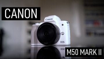 Canon EOS M50 Mark II to mały, kompaktowy aparat dla vlogera