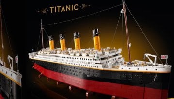 Lego pokazało ogromnego Titanica, który „rozpada” się na części