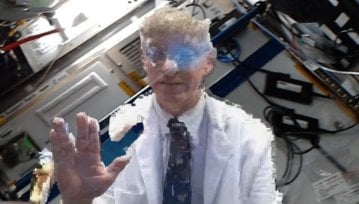 NASA holoportowała lekarza na ISS. Wygląda to jak scena z „Gwiezdnych Wojen”