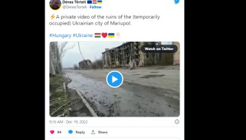 Przerażające wideo pokazujące jak wygląda Mariupol
