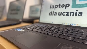 Niektóre laptopy dla uczniów z gorszym procesorem