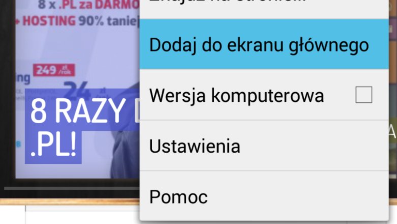 Beta Chrome 31 umożliwa przypinanie stron na pulpit Androida i otwieranie ich na pełnym ekranie