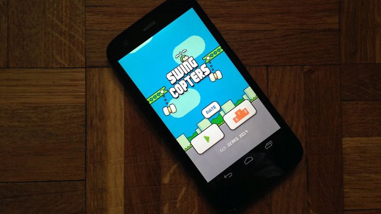 Swing Copters to kolejny hicior od twórcy Flappy Bird