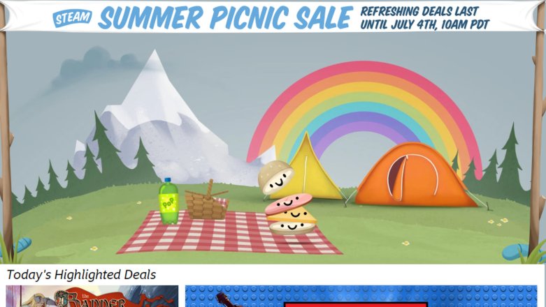 Zapomnijcie o powrocie błyskawicznych wyprzedaży na Steam, Summer Picnic Sale okazało się wielkim sukcesem