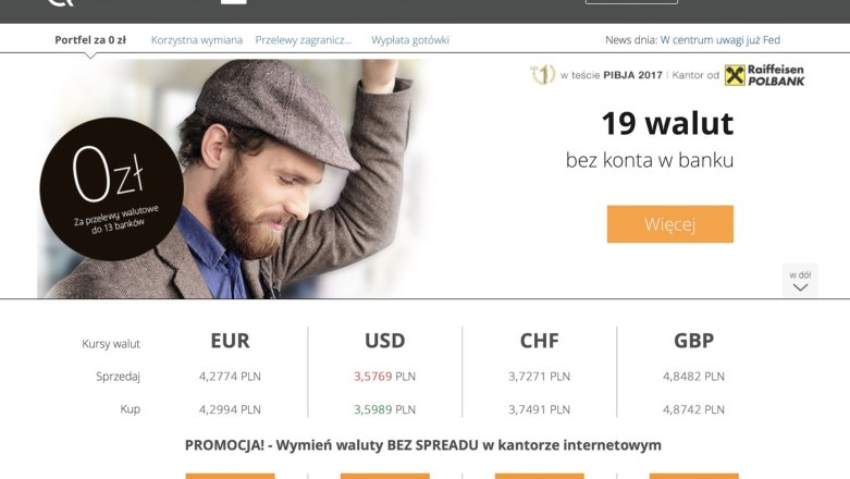 Rkantor.com - prosty i funkcjonalny system do transakcji walutowych