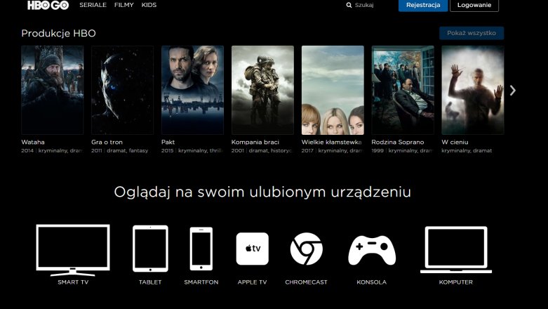 Zupełnie nowe HBO Go wylądowało! Odświeżony wygląd i nowe platformy