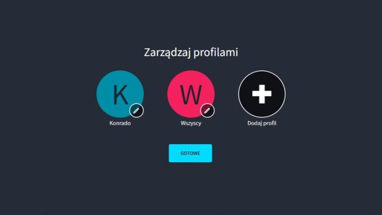 Profile i rozdzielczość 4K na Player.pl - wciąż czekamy na Chromecast i Apple TV