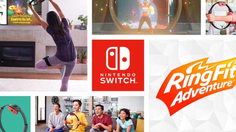 Akcesorium i gra Ring Fit Adventure na Nintendo Switch w dobrej cenie