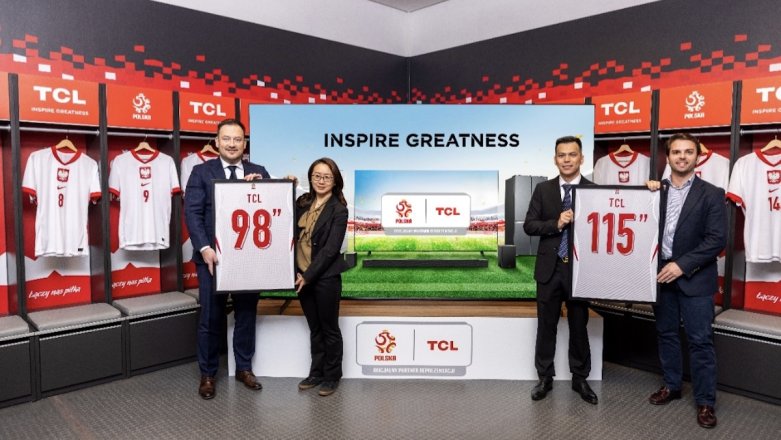 TCL łączy siły z Reprezentacją Polski. Technologia spotyka się z piłką nożną